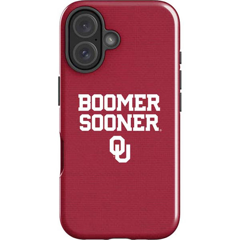 University of Oklahoma Boomer Sooner iPhone 16 Plus Impact Case